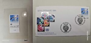 First Day of Issue 1986 Geneva United Nations "Serie Ordinaire" Stamp & FDC