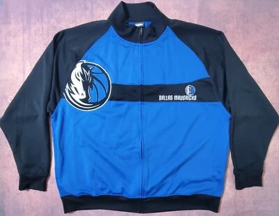 Chaqueta de pista con cremallera completa de los Dallas Mavericks de la NBA talla 2XL Foto 1 de 4
