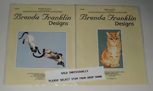 Gráfico punto de cruz Brenda Franklin Designs gatitos jugando atigrado "Tu elección" - Imagen 1 de 3