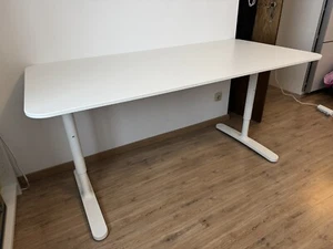 IKEA BEKANT Schreibtisch, weiß, 160x80 cm - Bild 1 von 5