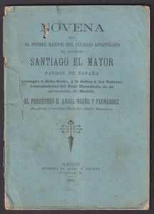 Librito antique de Santiago Apostol Religion Catolica book antiguo - Picture 1 of 1