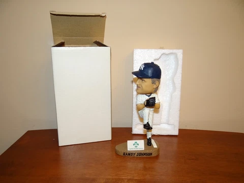 Randy Johnson Bobble Dobbles Bobblehead Doll In New York YANKEES Uniform - RARE! Cover