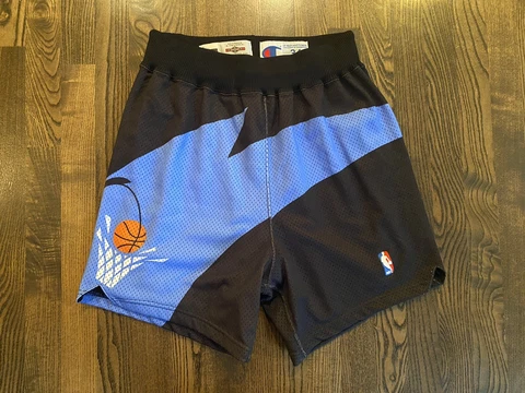 RARE Champion 1994-1995 CLEVELAND CAVALIERS CAVS Pro Cut Issued Game Shorts 34 Cover