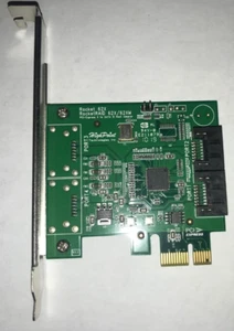 HighPoint Rocket 620 2 SATA Port PCI-Express 2.0 x1 SATA 6Gb/s Controller - Picture 1 of 5