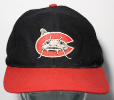 1990s Vintage Carolina Mudcats Minor League Baseball Snapback Hat Catfish Logo
