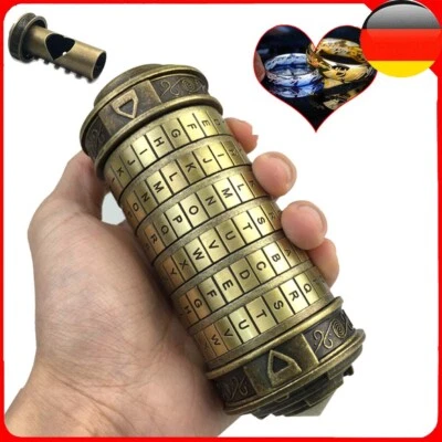 MARKENLOS Da Vinci Code Mini Cryptex Rätsel und Puzzle für Weihnachten,Lock Puzzle Boxen
