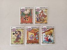 Anguilla 1983 Dickens Christmas Stories Disney  stamps MNH , Set of 5