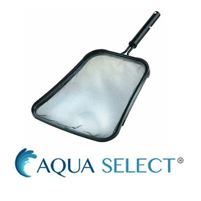 AQUA SELECT® Aqua Select In-Ground & Above-Ground Swimming Pool Aluminum Leaf Skimmer w/ Net