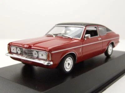 Ford Taunus Coupe 1970 rot Modellauto 1:43 Maxichamps - Bild 1 von 4