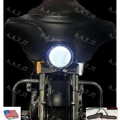 BLANCO ÁMBAR LED MOTOCICLETA INDIAN CHOPPER BAGGER SCOUT INTERMITENTE ULTRA BRILLANTE Foto 1 de 4