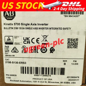 Nuevo Sellado Allen Bradley 2198-S130-ERS3 Kinetix 5700 FW 13.005 Envío Gratis AB - Imagen 1 de 2