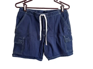 Northcrest Size 4 Blue Drawstring Shorts - Picture 1 of 6