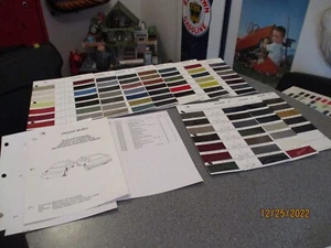 PAINT COLOR REFERENCE SAMPLE PAINT CHIPS JAGUAR GLASURIT GERMANY - Picture 1 of 9