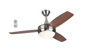 NEU Harbor Breeze Beach Creek 44 Zoll braun LED Innen bündig Deckenventilator mit Fernbedienung - Bild 1 von 8