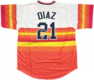 Yainer Diaz Signed Autographed Houston Astros Rainbow Custom Jersey TRISTAR - Picture 1 of 4