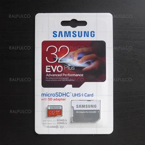 Samsung High Speed 32GB Micro SD Card+Adapter for HD Smartphones/Tablets/Cameras - Picture 1 of 2
