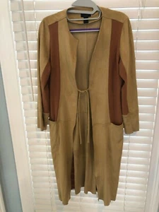 ANAC Kimmy Unique Seude Duster Long Sweater BOHO S MUST SEE - Picture 1 of 9