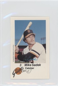 1980 KNBR San Francisco Giants San Francisco Police Mike Sadek #3