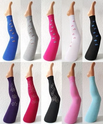 BAMBUS Kinder Mädchen Leggings 98-152 Leggins Strumpfhose Unterwäsche 62% cotton T2007