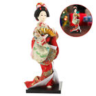 Doll Kimono Figurine Resin Ethnic Home Office Decor