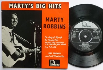 Marty Robbins Marty's Big Hits EP Fontana TFE17161 EX/VG 1958 7" EP in pictur... Foto 1 de 4