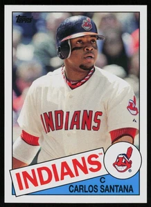 2013 Topps Archives #117 Carlos Santana Cleveland Indians - Imagen 1 de 2