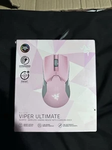 Razer Viper Ultimate Wireless Gaming Mouse Quartz Pink with Charging Dock - Bild 1 von 14