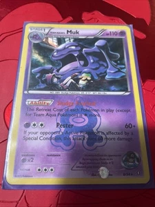 Pokemon Card Team Aqua's Muk Double Crisis Holo Rare 8/34 Near Mint - Picture 1 of 3