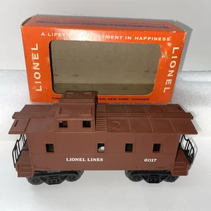 Lionel 6017 Postwar Brown Painted Caboose w/ Original Box ~ 1959-60 - Bild 1 von 17