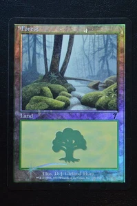 Magic The Gathering MTG FOREST (328) FOIL Seventh Edition MP Moderately Played - Picture 1 of 2