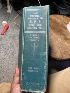 VTG 1965 The Oxford Annotated Bible With The Apocrypha College Edition - Bild 1 von 8