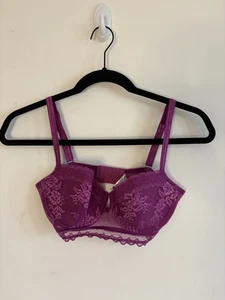 Sujetador Wacoal púrpura balconette talla 32DD - Imagen 1 de 5