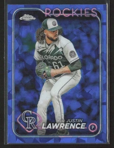 Justin Lawrence 2024 Topps Chrome Sapphire Edition #259 Colorado Rockies - Bild 1 von 2
