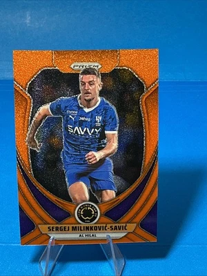 2025 Prizm World Cup Sergej Milinkovic-Savic #17 Orange Glitter /99 - Image 1 of 2