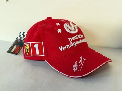 MSM Michael Schumacher Cap Ferrari Vintage Kappe Mütze mit Etikett / 001 - Bild 1 von 4