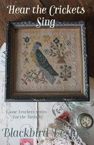 Hear the Crickets Sing by Blackbird cross stitch pattern - Image 1 of 1