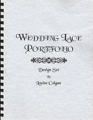 Wedding Lace Portfolio lacemaking book Louise Colgan 4 pricking designs - Image 1 of 2
