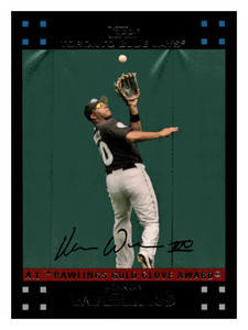 2007 Topps Vernon Wells Gold Glove Toronto Blue Jays #316 NM-MINT