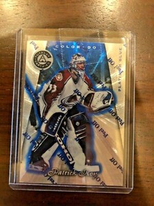 1997-98 Pinnacle Totally Certified Platinum Blue /2599 Patrick Roy #2 HOF