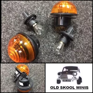 CLASSIC MINI FRONT INDICATOR COMPLETE UNIT PAIR MPI 1996> AMBER XBD100670 2A1 - Picture 1 of 1