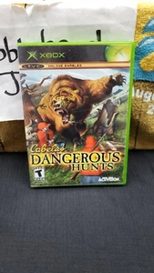 CIB CABELA'S DANGEROUS HUNTS MICROSOFT XBOX VIDEO GAME - Picture 1 of 4