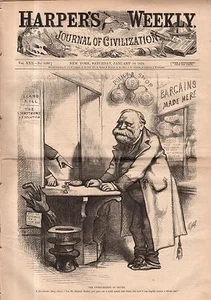 1878 Harpers Semanal Enero 19-Devil Controla Nuestra Crédito; Charleston Sc ; - Imagen 1 de 1