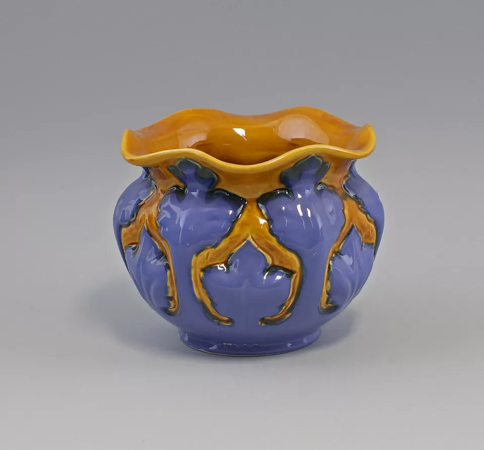 9918588-d Blumentopf Übertopf Historismus-Stil Keramik Majolika Portugal - Bild 1 von 1