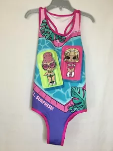 NWT LOL Surprise Girls Swimsuit UPF 50+ many sizes - Picture 1 of 4