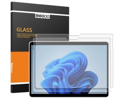Tempered Glass Screen Protector for Microsoft Surface Pro 8 / X  MEGOO 2 Pack - Image 1 of 4
