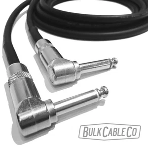 2,5 pies - cable para guitarra Mogami 2524 - conectores de ángulo recto Switchcraft 226 - Imagen 1 de 4