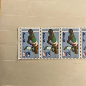US 1980 31¢ Stamps | 1980 Airmail Olympics | #C97 block of 4 | Original Gum NH - Picture 1 of 3