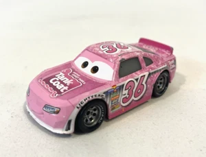 DISNEY PIXAR CARS 3 REB MEEKER #36 TANK COAT PINK DIE CAST VEHICLE MATTEL 2016 - Foto 1 di 6