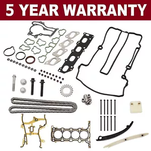 FOR VAUXHALL CORSA 1.2 1.4 HEAD GASKET SET BOLT TIMING CHAIN KIT A12XER A14XER - Picture 1 of 15