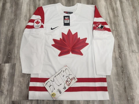 NWT Team Canada Nike 2022 Beijing Olympic Winter Games Ice Hockey Men Jersey L Cover